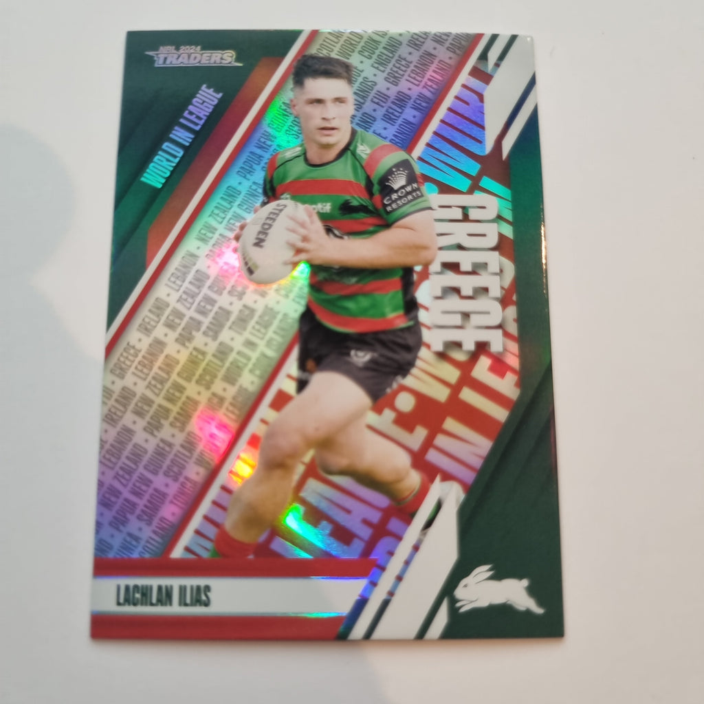 NRL 2024 Traders - World in League - #WL40 - Lachlan Ilias - Rabbitohs