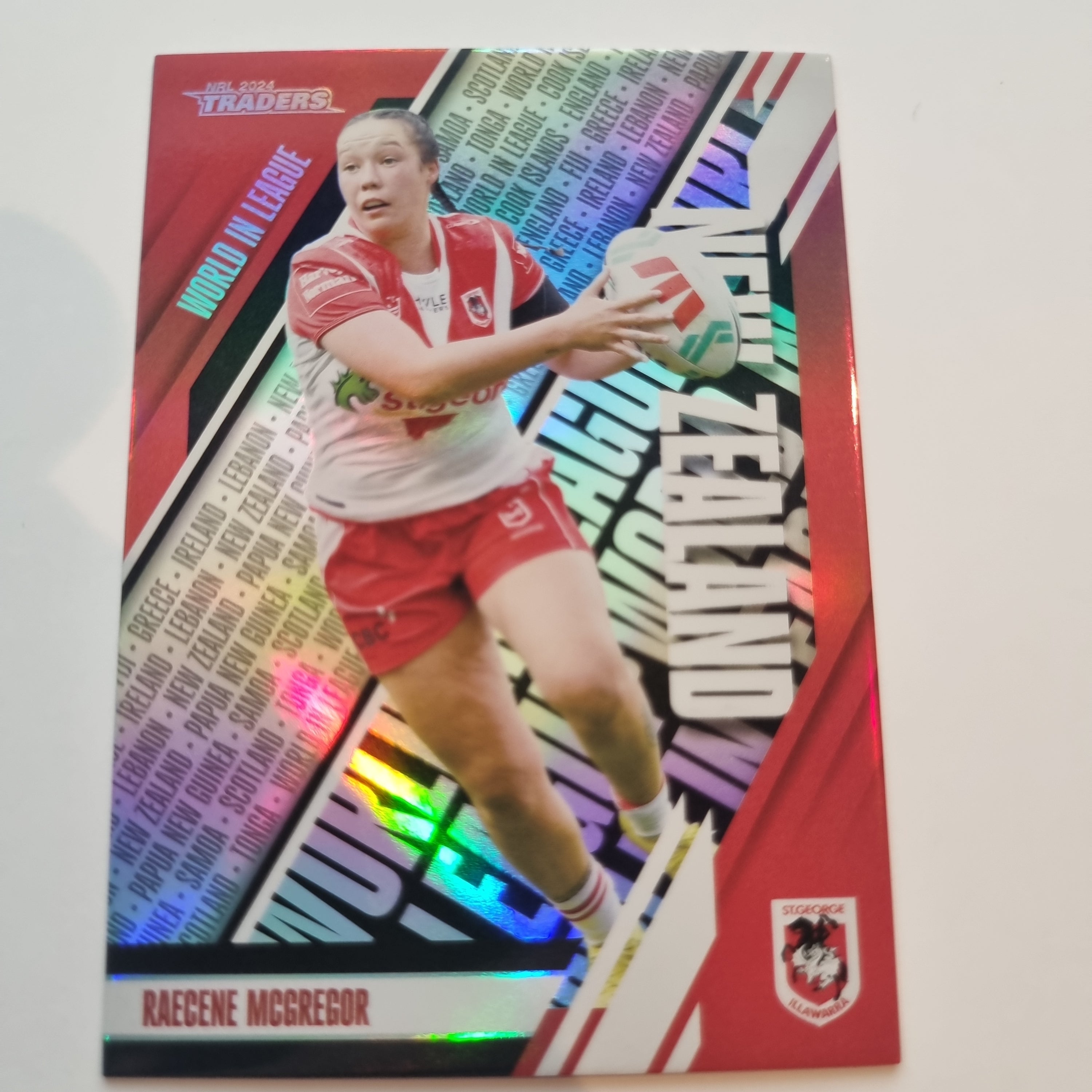 NRL 2024 Traders - World in League - #WL43 - Raecene McGregor Dragons