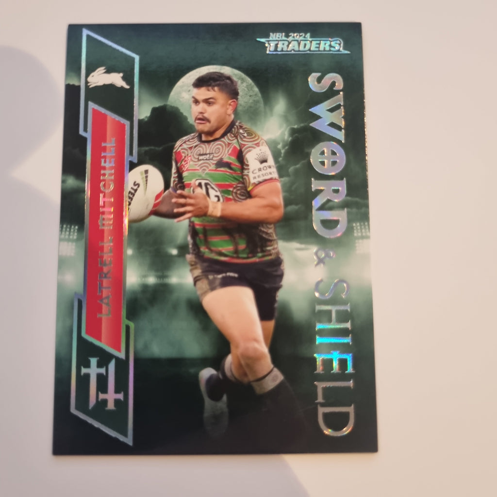 NRL 2024 Traders - Sword & Shield - SS25 - Latrell Mitchell Rabbitohs