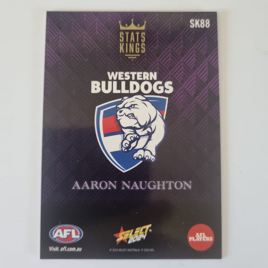 2024 Select Footy Stars - Stats Kings - #SK88 - A. Naughton - Bulldogs