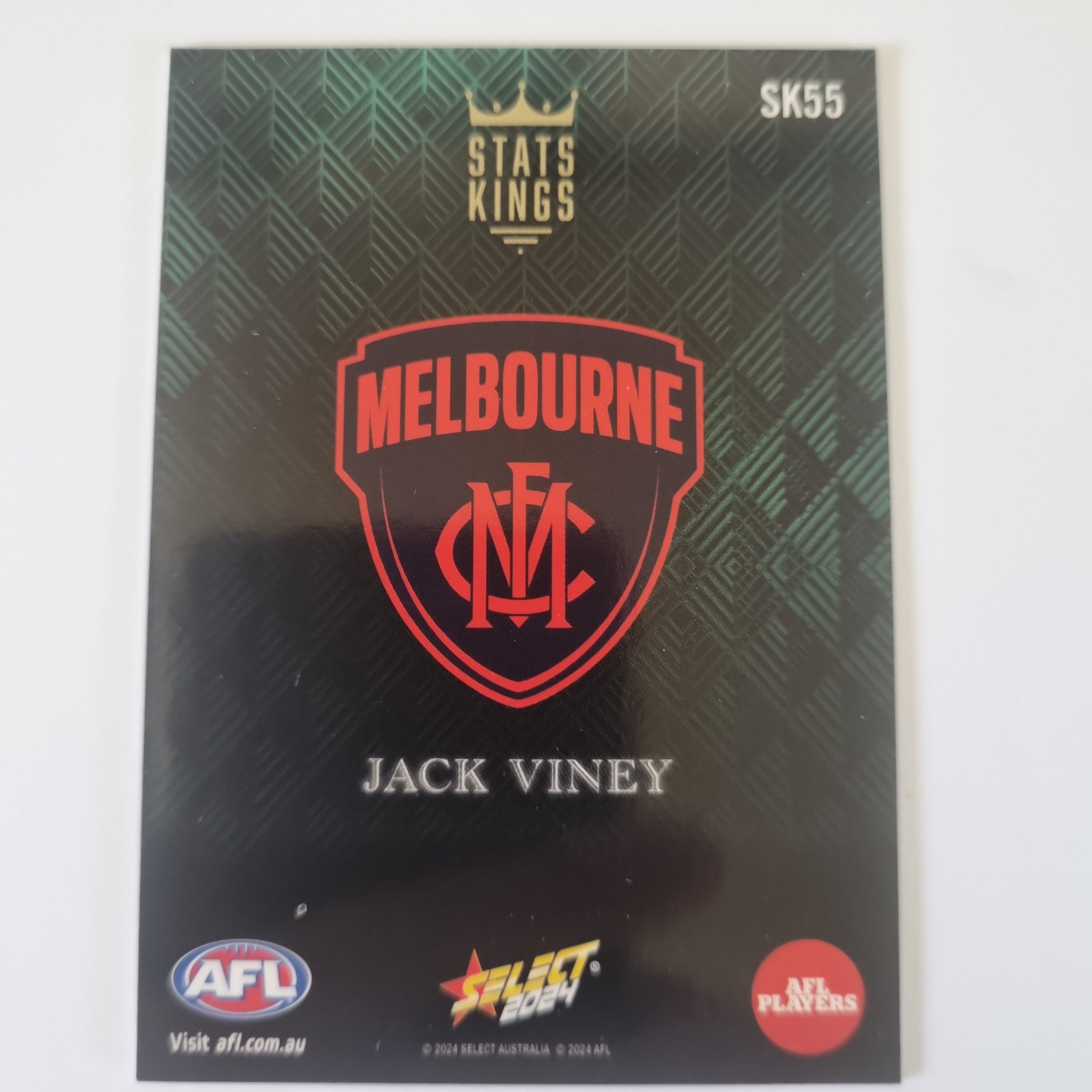 2024 Select Footy Stars - Stats Kings - #SK55 - J. Viney - Melbourne