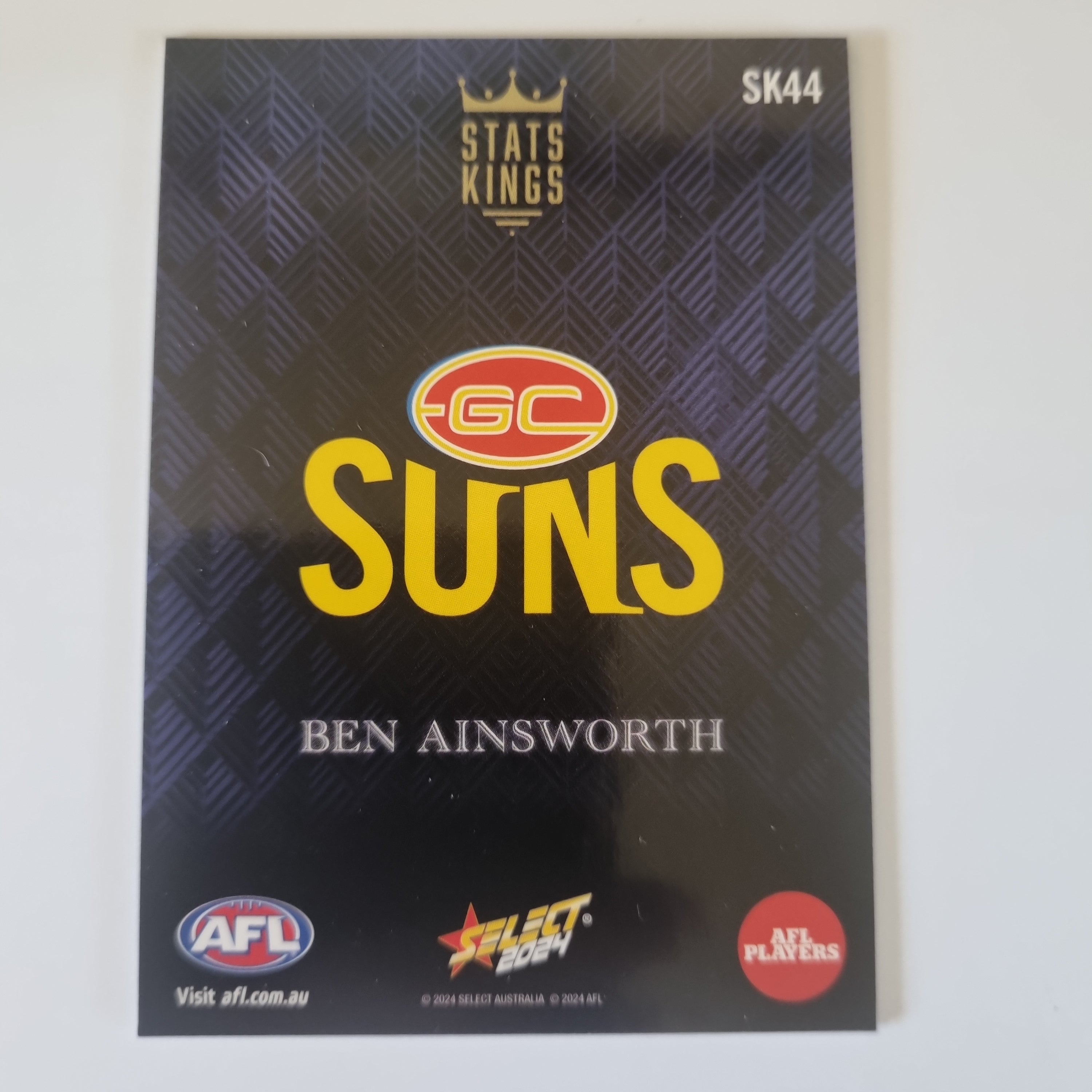 2024 Select Footy Stars - Stats Kings - #SK44 - B. Ainsworth GC Suns