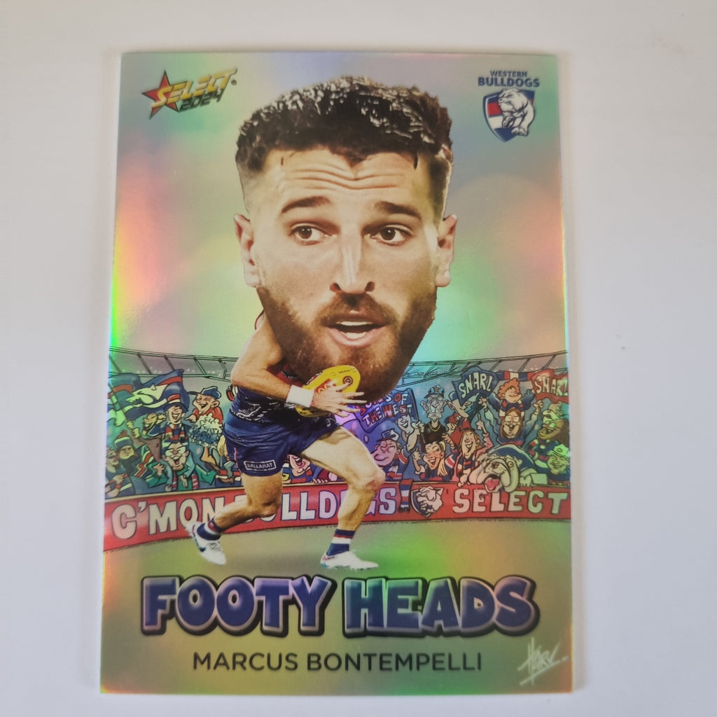 2024 Select Footy Stars - Footy Heads - FH86 - M. Bontempelli Bulldogs