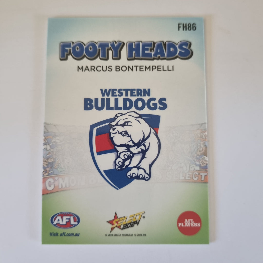 2024 Select Footy Stars - Footy Heads - FH86 - M. Bontempelli Bulldogs