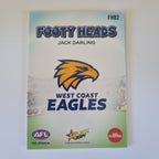 2024 Select Footy Stars - Footy Heads - FH82 - J. Darling - Eagles