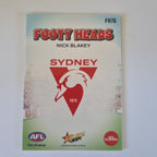 2024 Select Footy Stars - Footy Heads - FH76 - N. Blakey - Swans