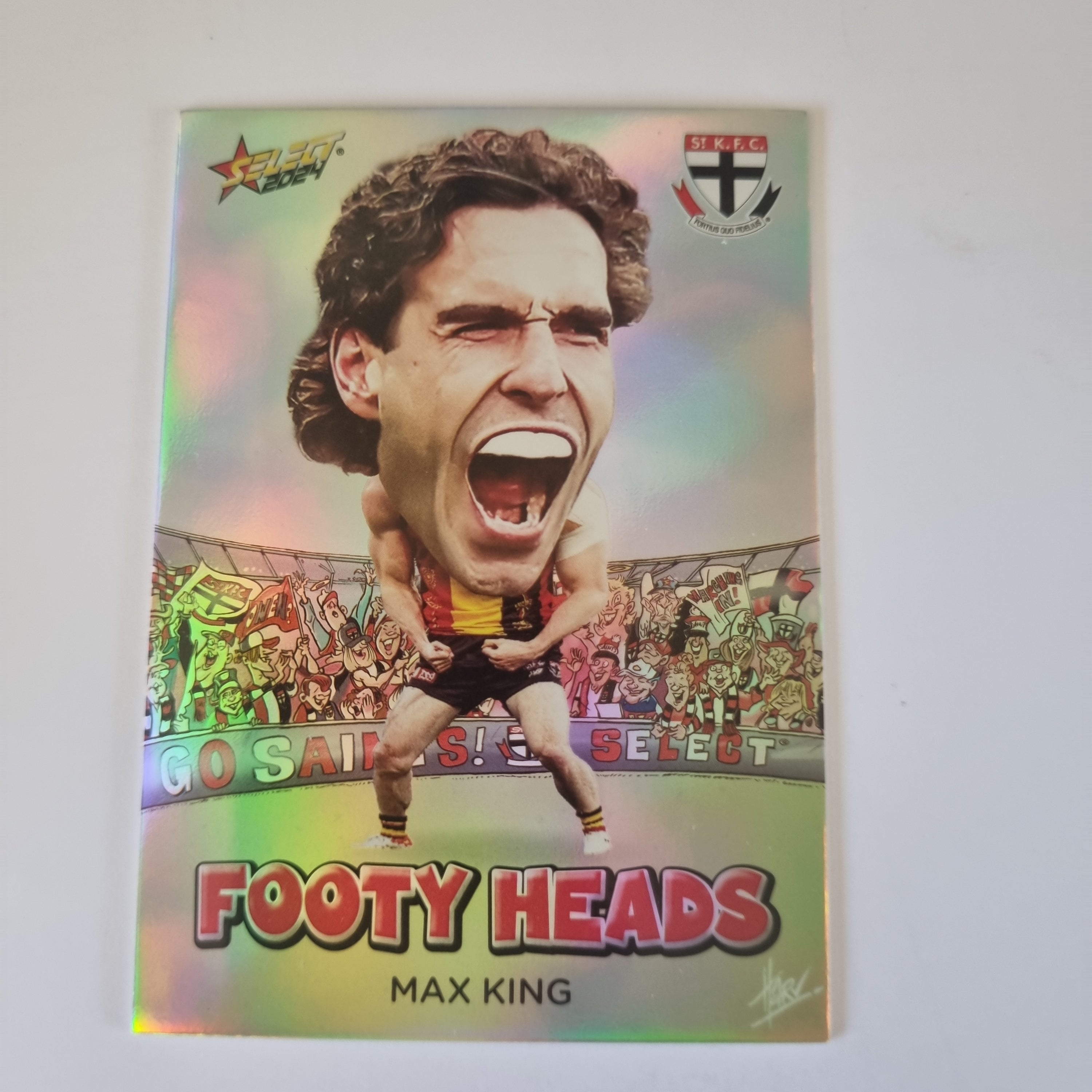 2024 Select Footy Stars - Footy Heads - FH71 - M. King - St Kilda