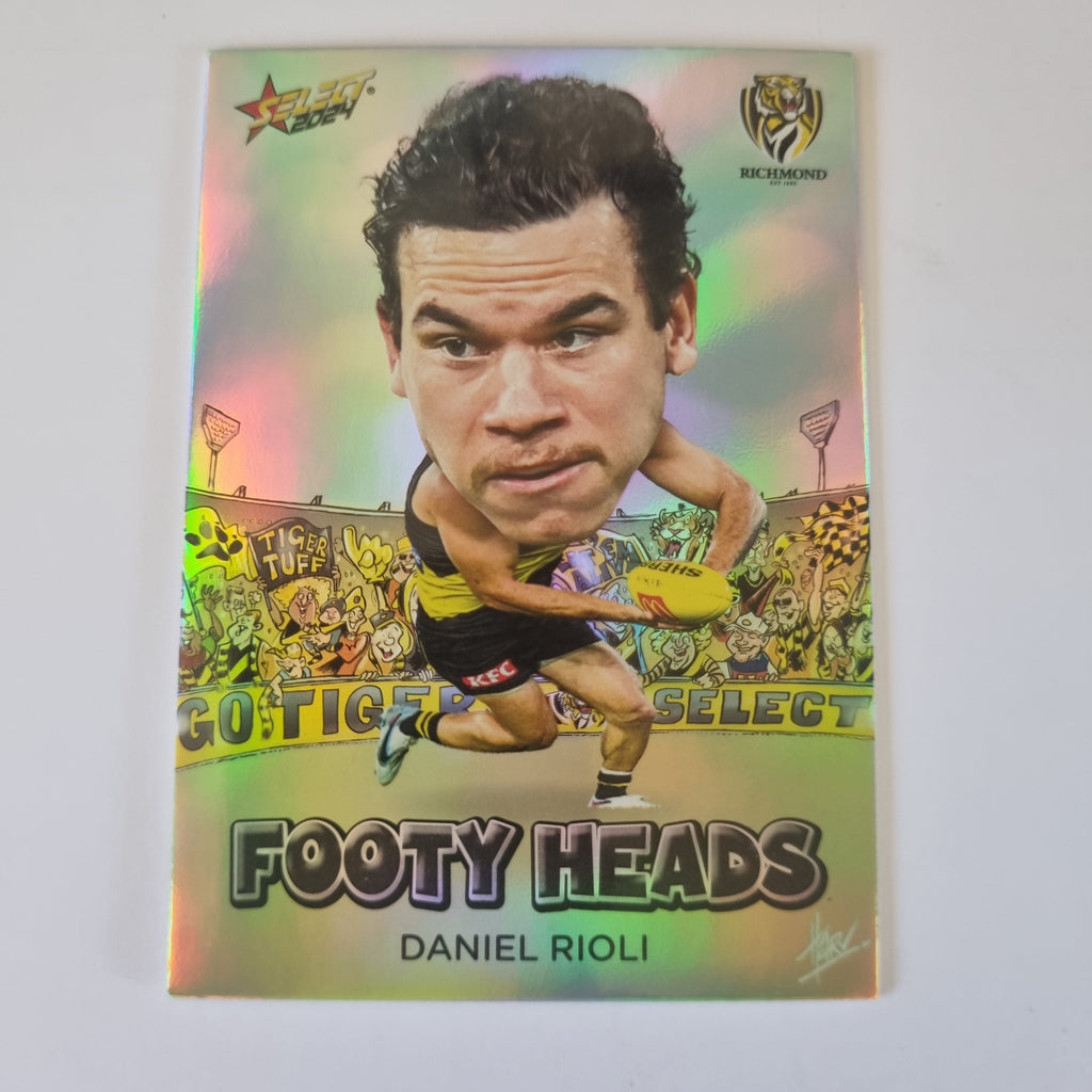 2024 Select Footy Stars - Footy Heads - FH69 - D. Rioli - Richmond