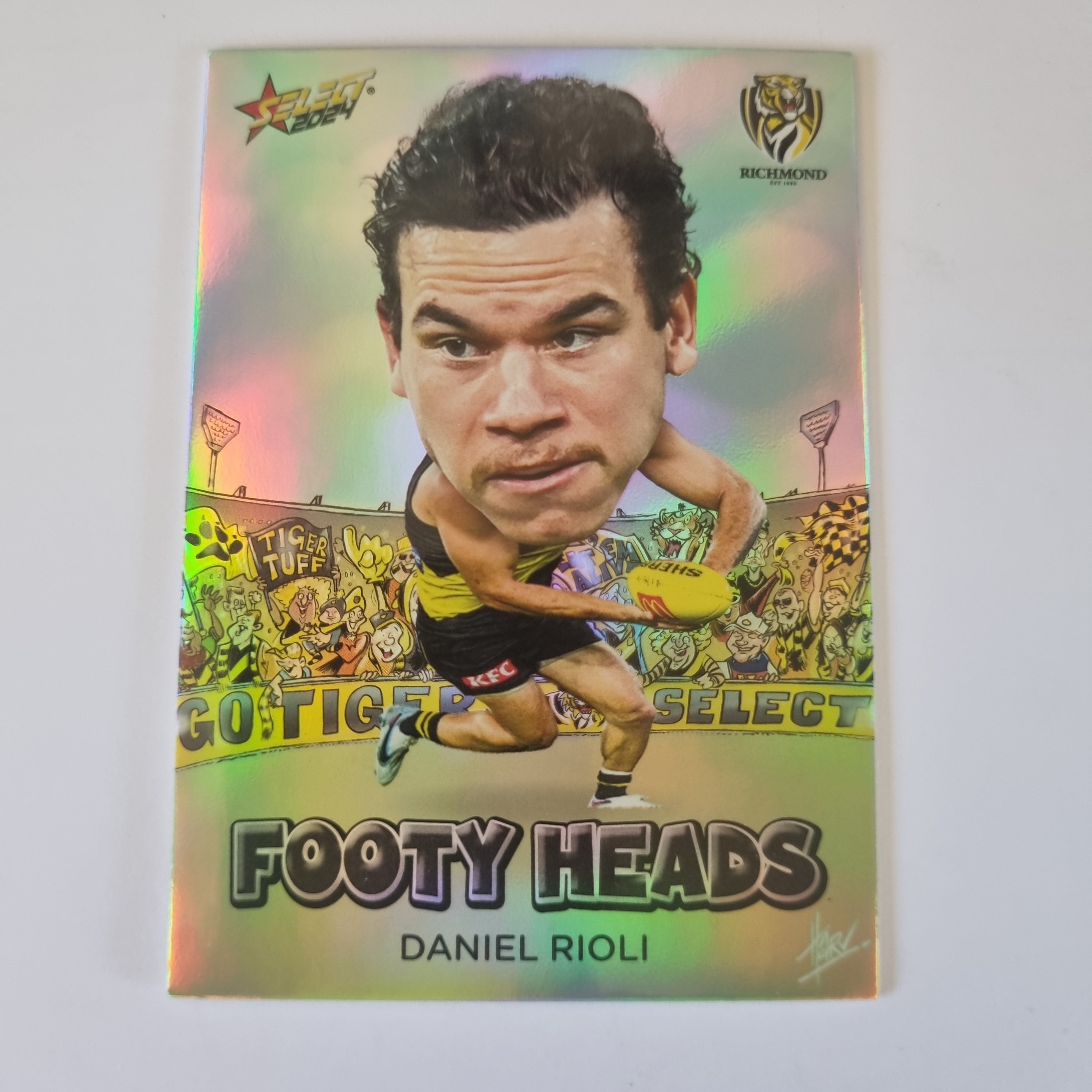 2024 Select Footy Stars - Footy Heads - FH69 - D. Rioli - Richmond