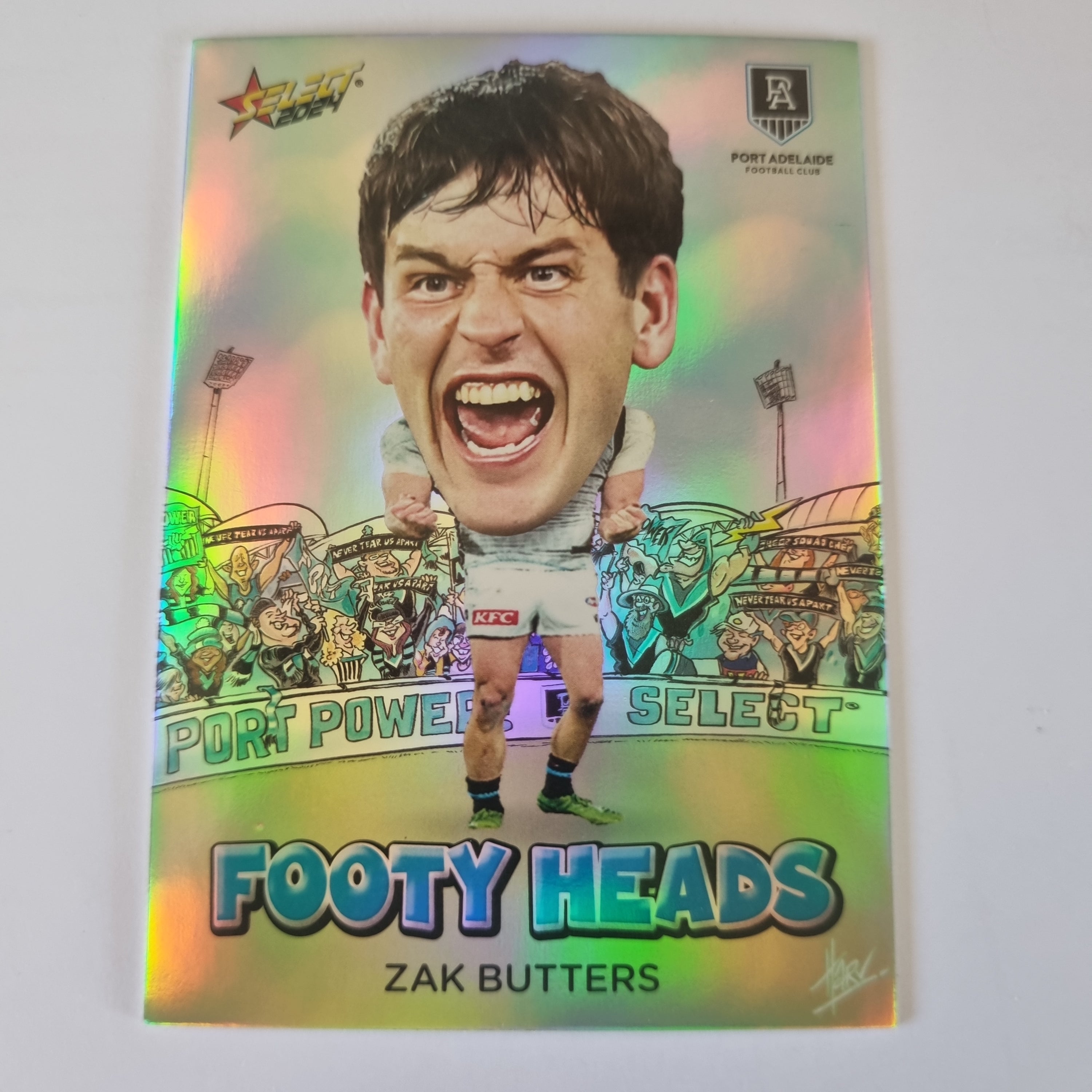2024 Select Footy Stars - Footy Heads - FH62 - Z. Butters - Port