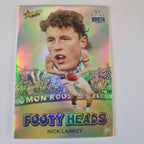 2024 Select Footy Stars - Footy Heads - FH57 - N. Larkey - Nth Melb