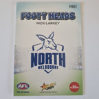 2024 Select Footy Stars - Footy Heads - FH57 - N. Larkey - Nth Melb
