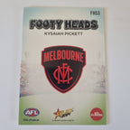 2024 Select Footy Stars - Footy Heads - FH53 - K. Pickett - Melbourne