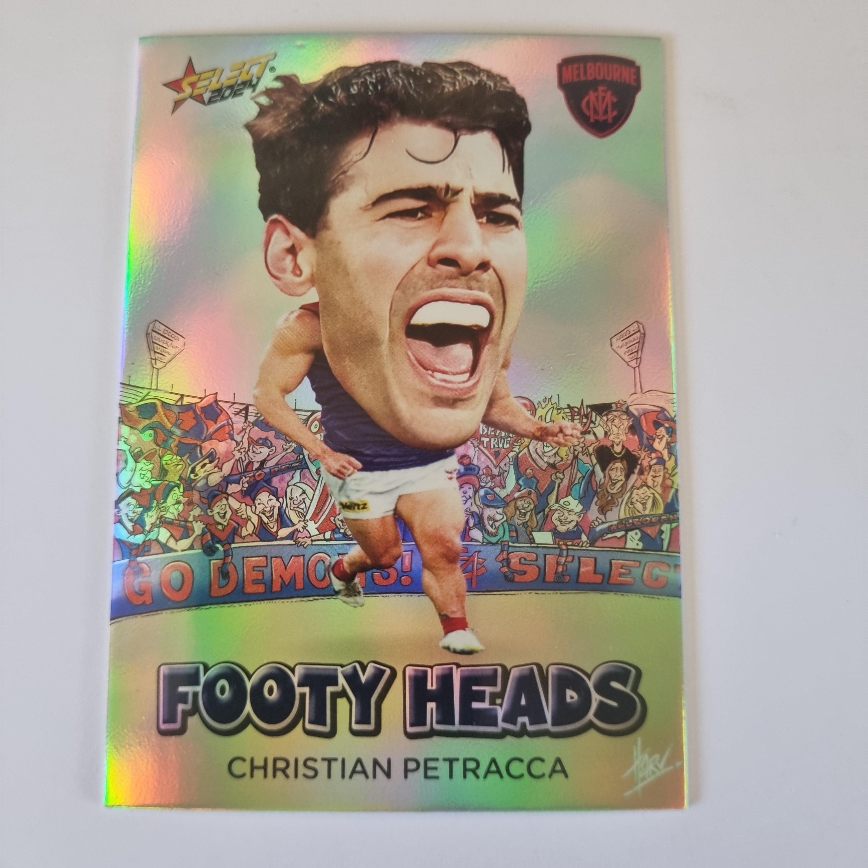 2024 Select Footy Stars - Footy Heads - FH52 - C. Petracca - Melbourne