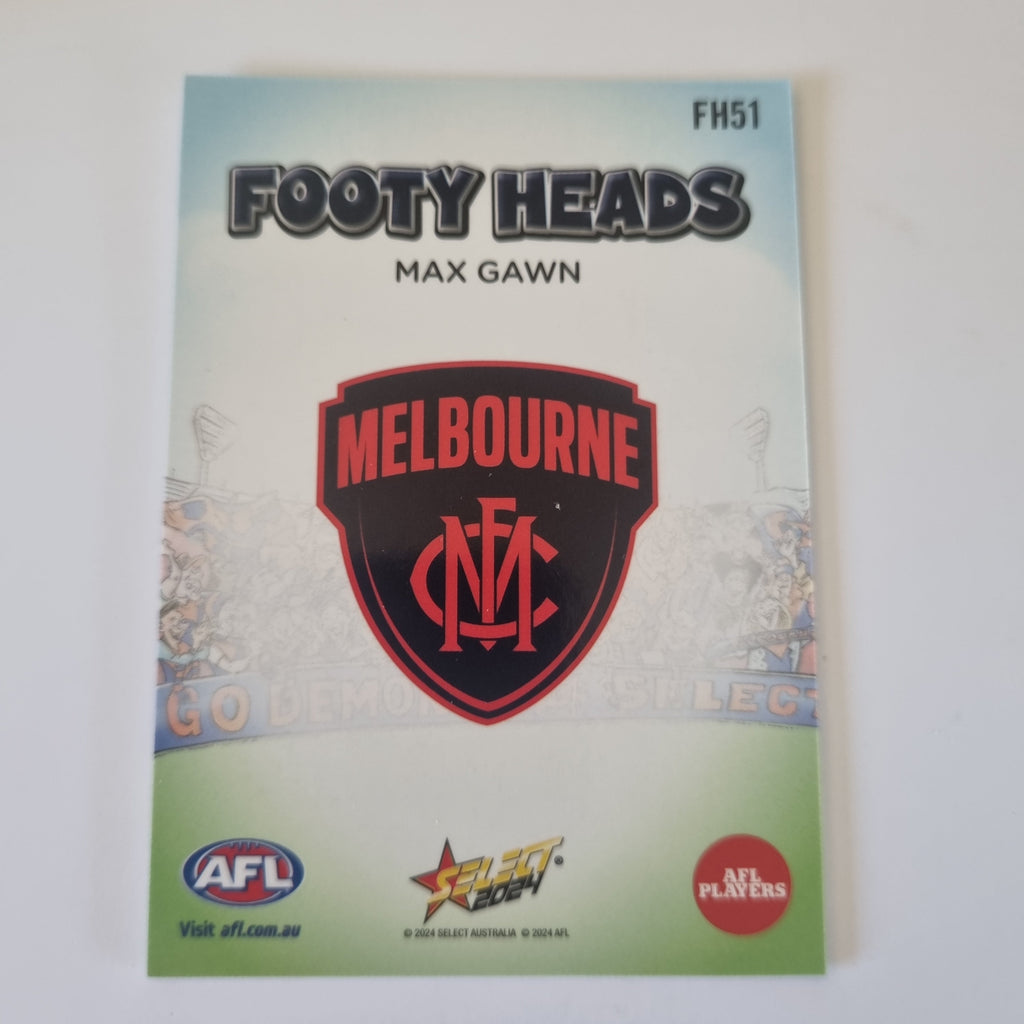 2024 Select Footy Stars - Footy Heads - FH51 - M. Gawn - Melbourne