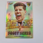 2024 Select Footy Stars - Footy Heads - FH46 - L. Breust - Hawthorn