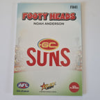 2024 Select Footy Stars - Footy Heads - FH41 - N. Anderson - GC Suns