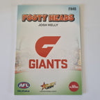 2024 Select Footy Stars - Footy Heads - FH40 - J. Kelly - GWS Giants