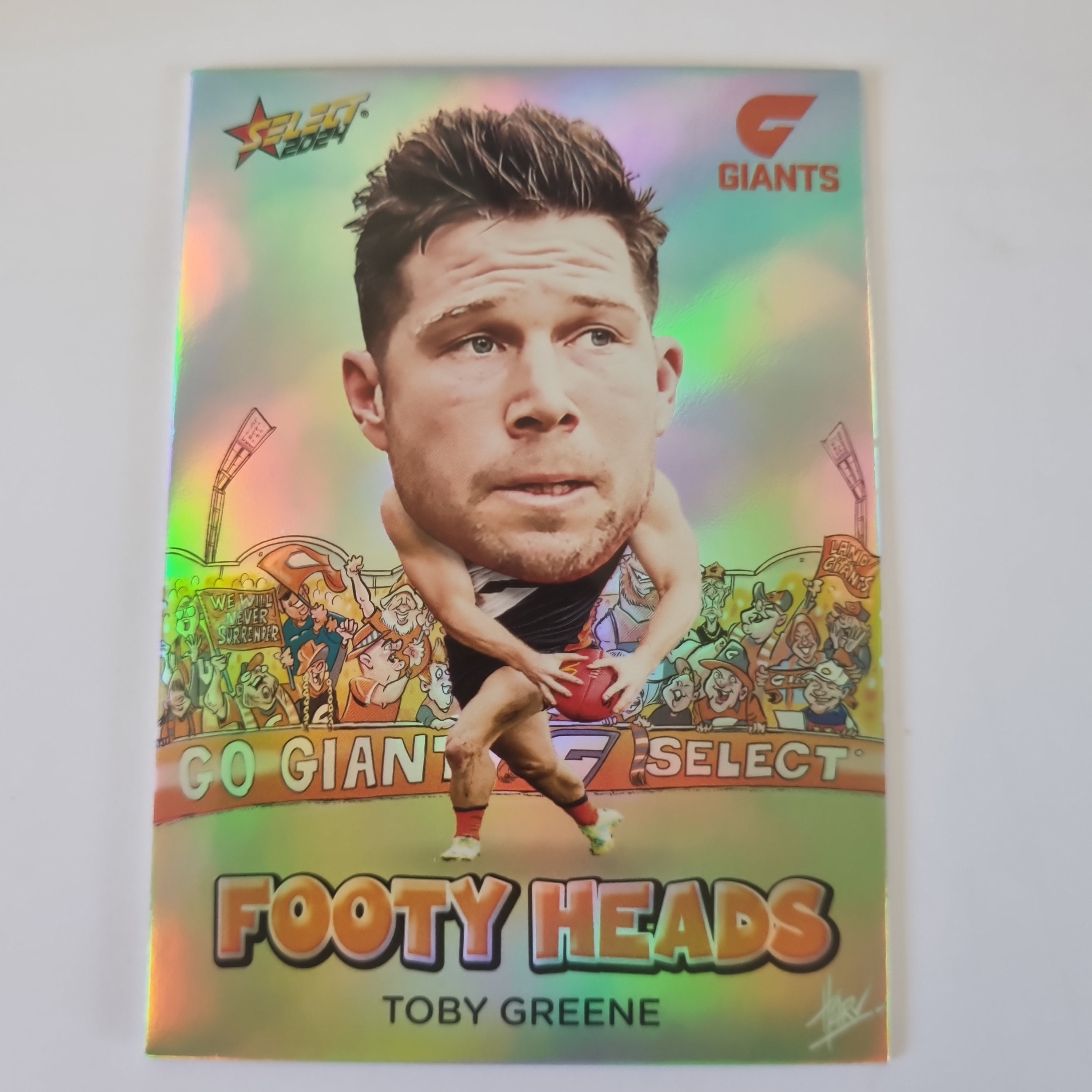 2024 Select Footy Stars - Footy Heads - FH38 - T. Greene - GWS Giants