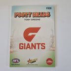 2024 Select Footy Stars - Footy Heads - FH38 - T. Greene - GWS Giants