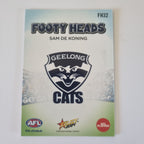 2024 Select Footy Stars - Footy Heads - FH32 - S. De Koning - Geelong