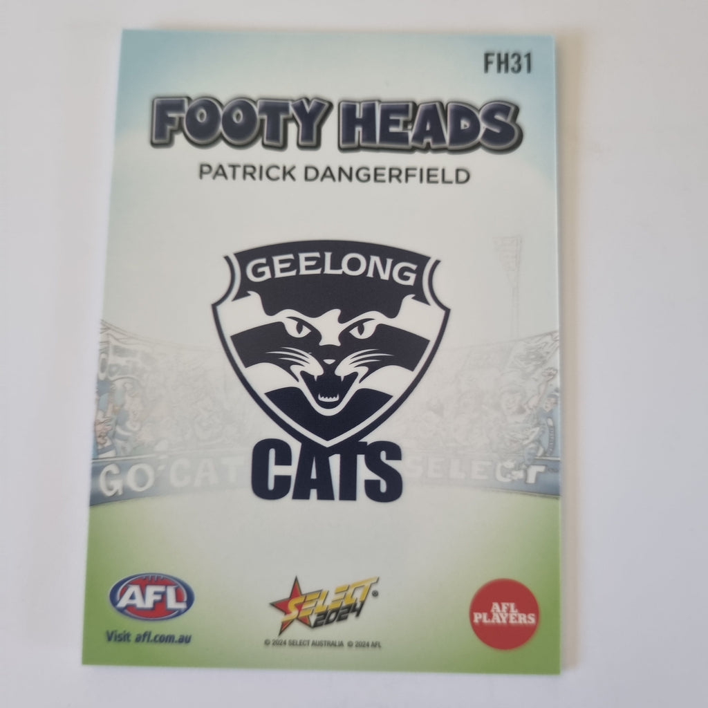 2024 Select Footy Stars - Footy Heads - FH31 - P. Dangerfield Geelong