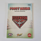 2024 Select Footy Stars - Footy Heads - FH25 - A. Perkins - Essendon