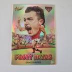 2024 Select Footy Stars - Footy Heads - FH21 - S. Draper - Essendon