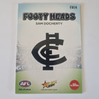 2024 Select Footy Stars - Footy Heads - FH14 - S. Docherty - Carlton