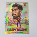 2024 Select Footy Stars - Footy Heads - FH8 - K. Coleman - Lions