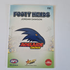 2024 Select Footy Stars - Footy Heads - FH1 - J. Dawson - Crows
