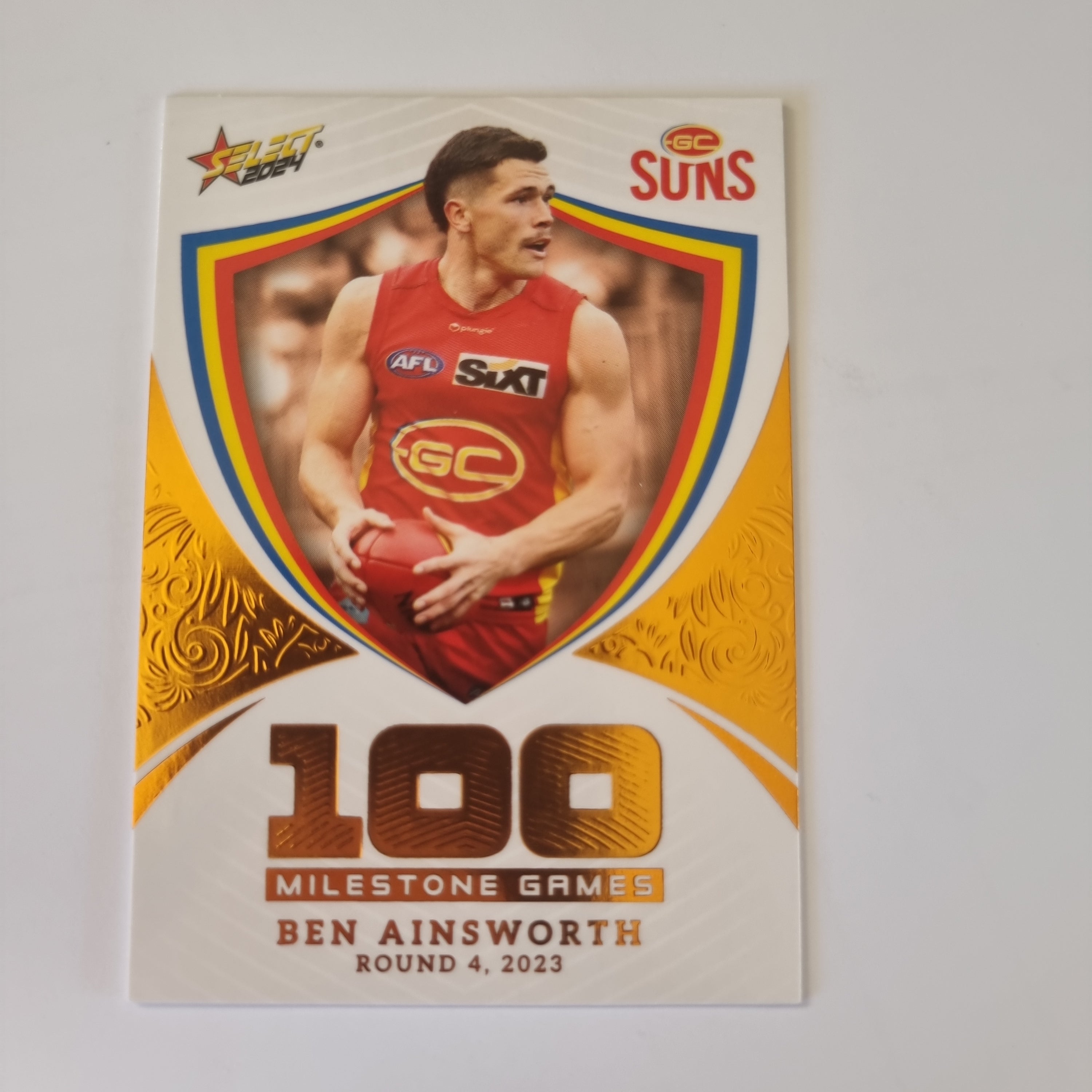 2024 Select Footy Stars - Milestone Games - MG53 - B. Ainsworth