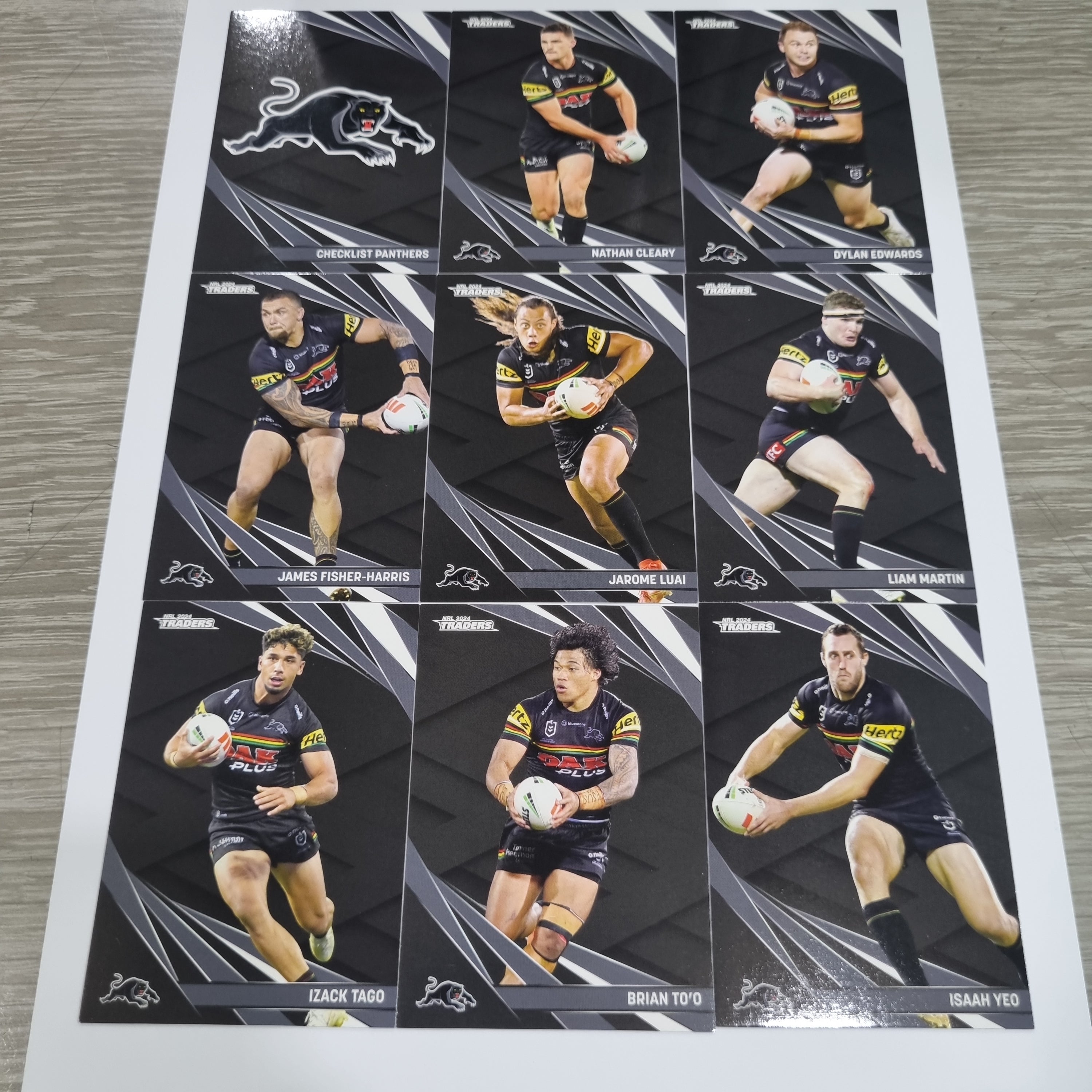 NRL 2024 Traders - Base Team Set 9 Cards - Penrith Panthers