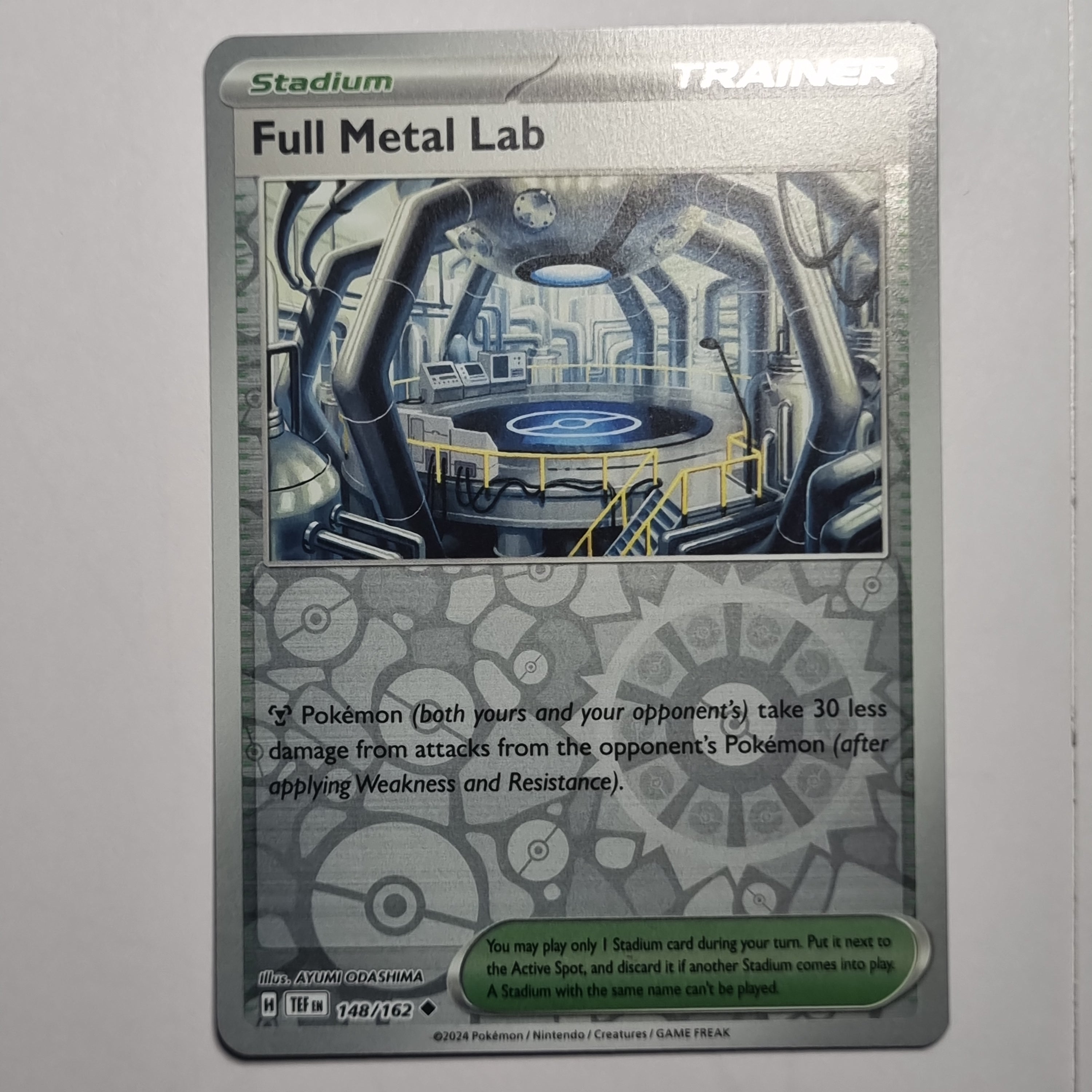Pokemon TCG Temporal Forces #148 Full Metal Lab Reverse Holo Uncommon
