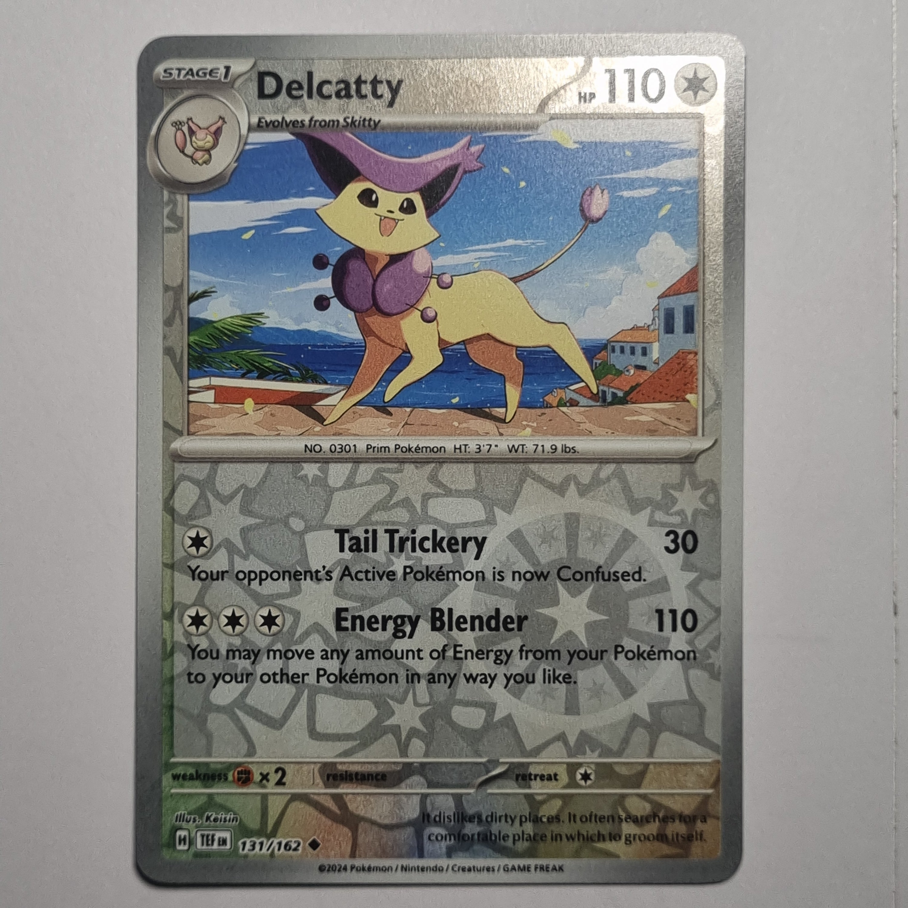 Pokemon TCG - Temporal Forces - #131 - Delcatty Reverse Holo Uncommon
