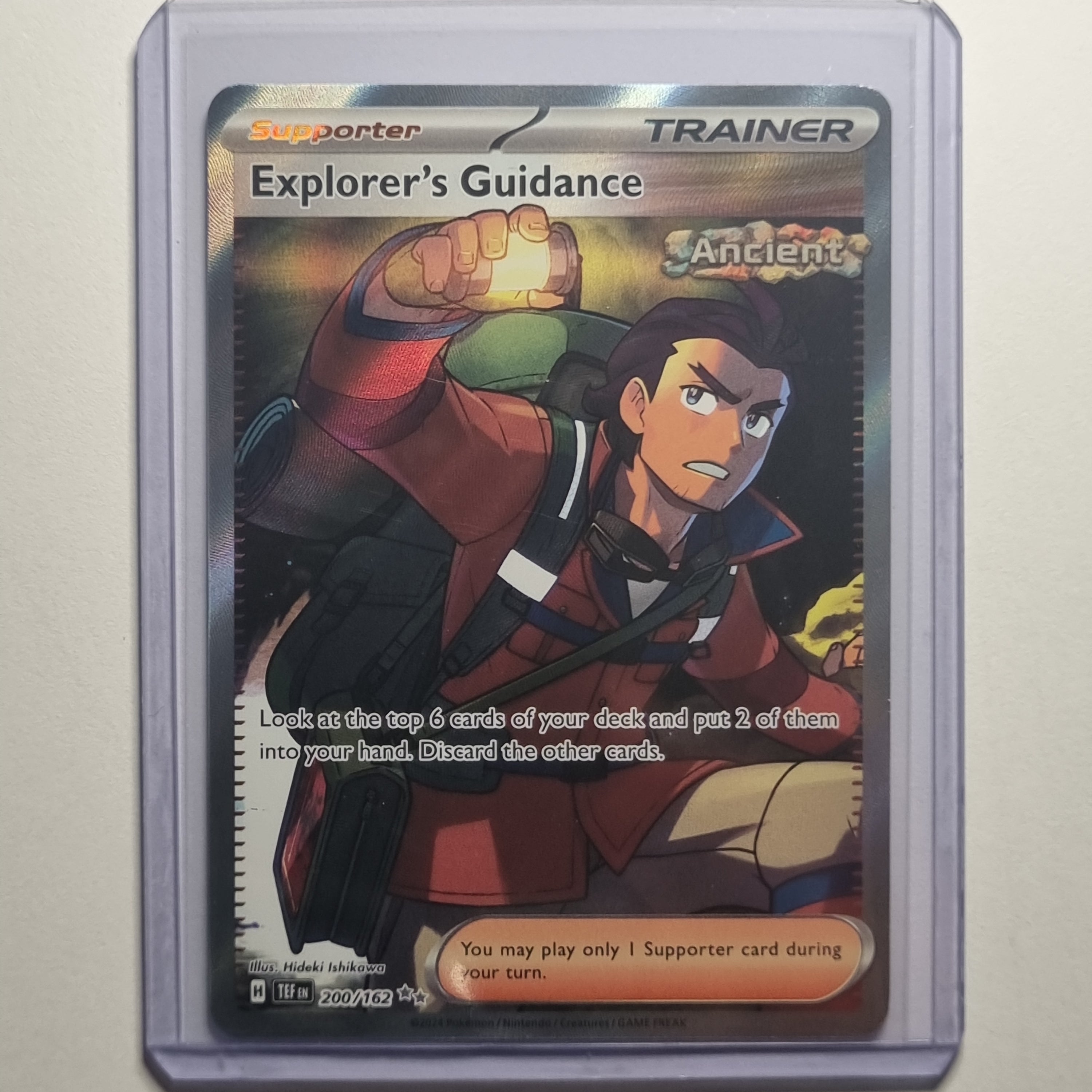 Pokemon TCG - Temporal Forces - #200 - Explorer's Guidance Ultra Rare