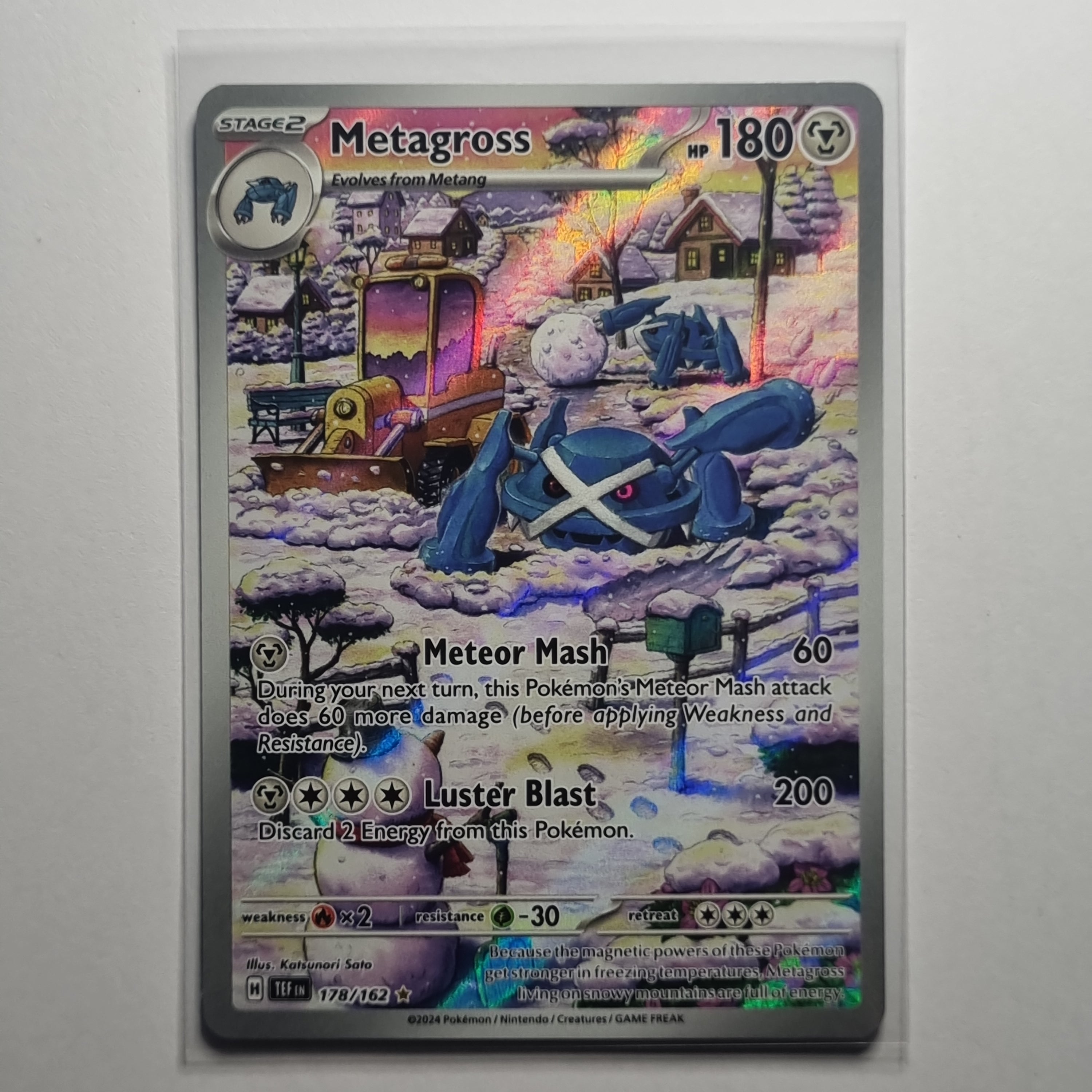 Pokemon TCG - Temporal Forces - #178 - Metagross - Illustration Rare
