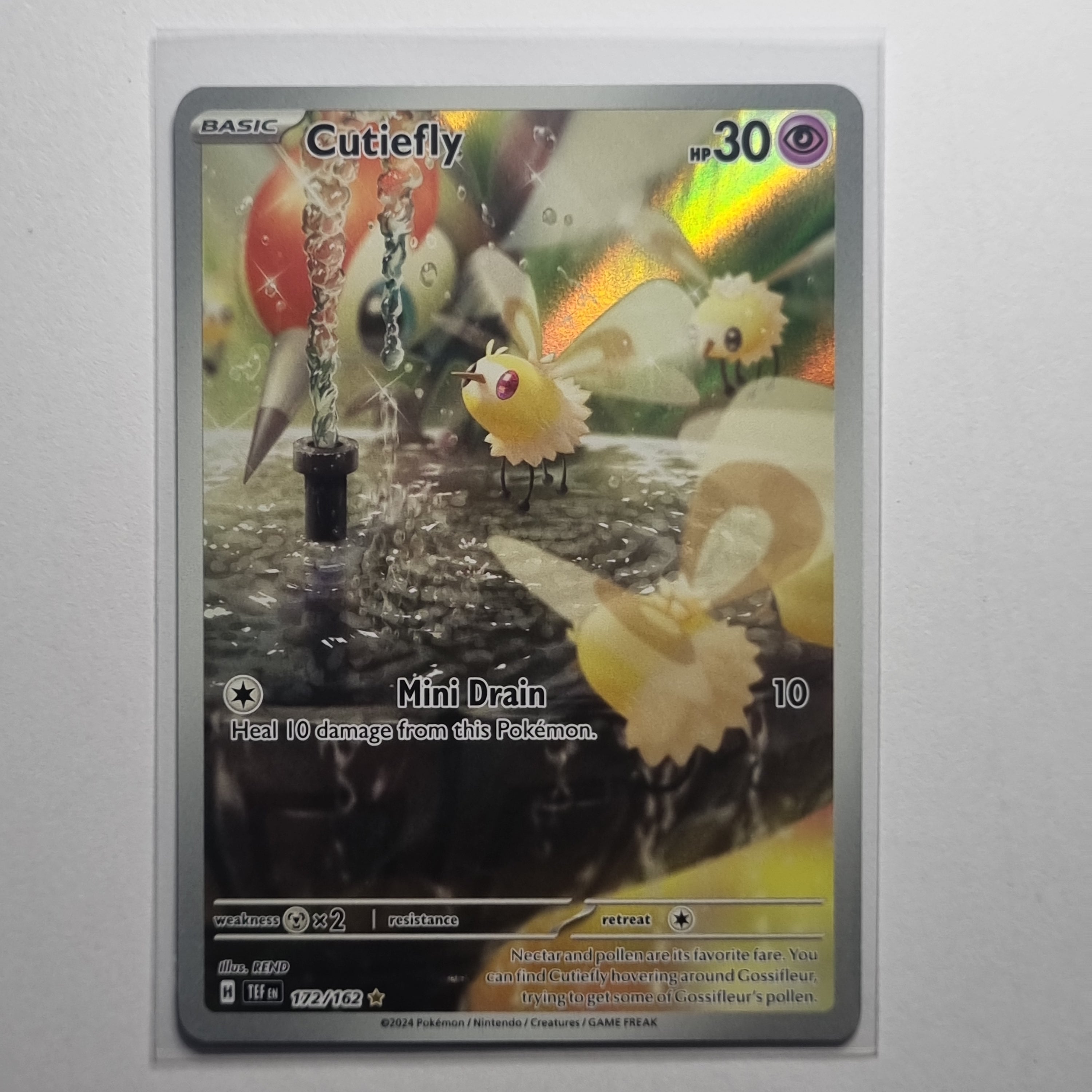 Pokemon TCG - Temporal Forces - #172 - Cutiefly - Illustration Rare
