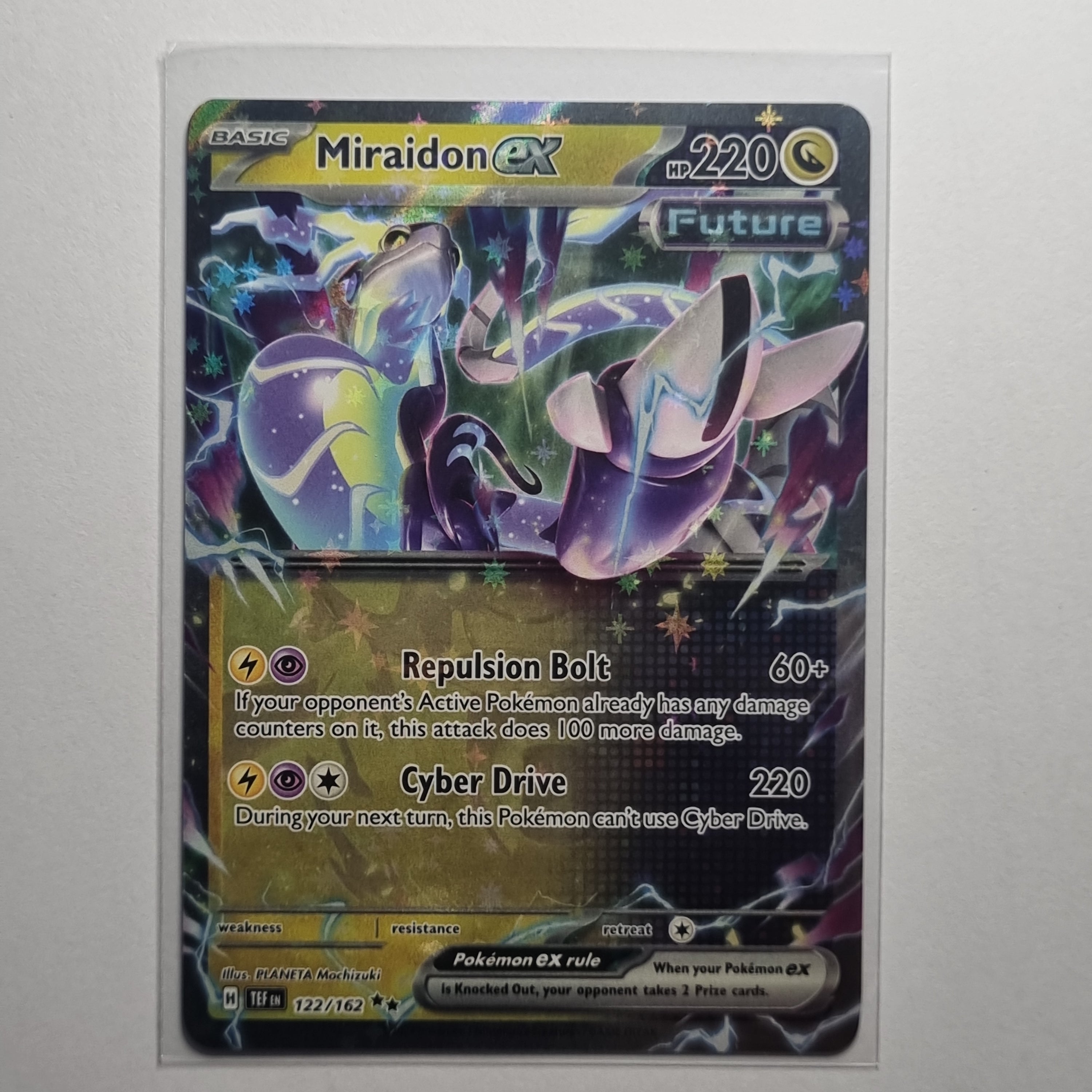 Pokemon TCG - Temporal Forces - #122 - Miraidon EX - Double Rare Holo
