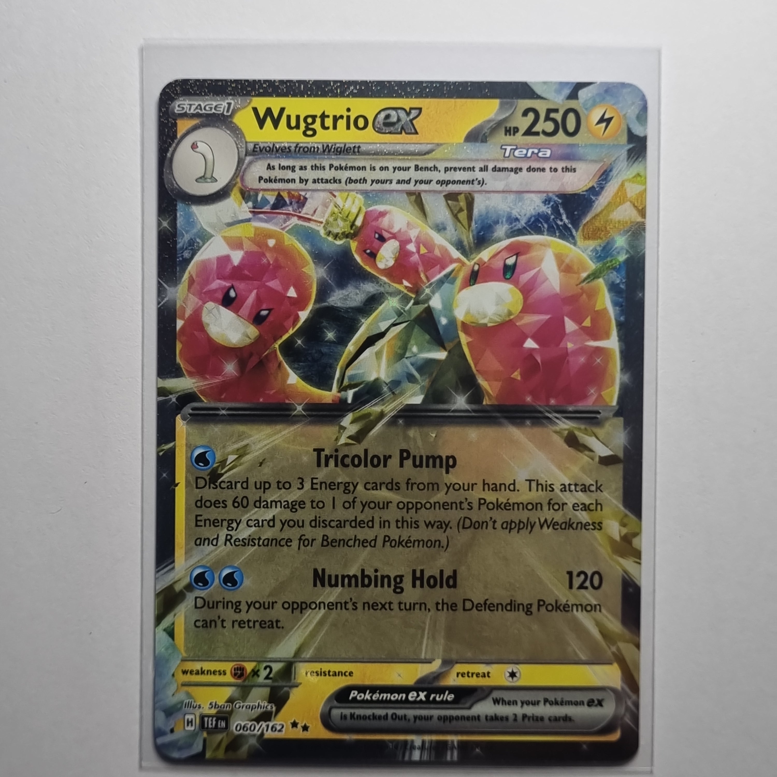 Pokemon TCG - Temporal Forces - #060 - Wugtrio EX - Double Rare Holo