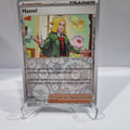 Pokemon TCG Scarlet & Violet expansion Twilight Masquerades. Hassel Reverse Holo card.