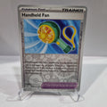 Pokemon TCG Scarlet & Violet expansion Twilight Masquerades. Handheld Fan Reverse Holo card.