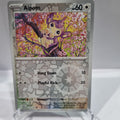 Pokemon TCG Scarlet & Violet expansion Twilight Masquerades. Aipom Reverse Holo card.