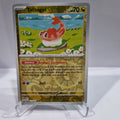Pokemon TCG Scarlet & Violet expansion Twilight Masquerades. Tatsugiri Reverse Holo card.