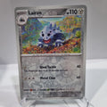 Pokemon TCG Scarlet & Violet expansion Twilight Masquerades. Lairon Reverse Holo card.