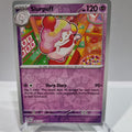 Pokemon TCG Scarlet & Violet expansion Twilight Masquerades. Slurpuff Reverse Holo card.