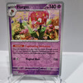 Pokemon TCG Scarlet & Violet expansion Twilight Masquerades. Florges Reverse Holo card.