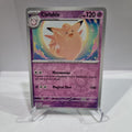 Pokemon TCG Scarlet & Violet expansion Twilight Masquerades. Clefable Reverse Holo card.