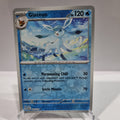 Pokemon TCG Scarlet & Violet expansion Twilight Masquerades. Glaceon Reverse Holo card.