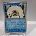 Pokemon TCG Scarlet & Violet expansion Twilight Masquerades. Snowrunt Reverse Holo card.